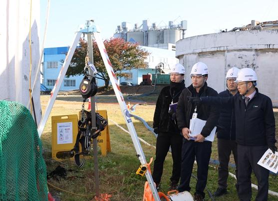 인천환경공단, 가좌하수처리장 소화조 준설공사 실시..고위험 작업 안전관리 강화 기사 이미지