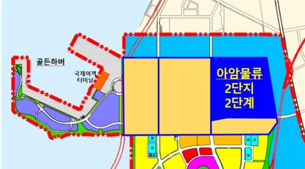 인천남항 아암물류2단지 2단계 복합물류 부지 55만㎡ 공급 기사 이미지