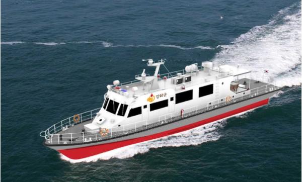 강화군, 57톤급 워터젯 어업지도선 건조 본격 착수 기사 이미지