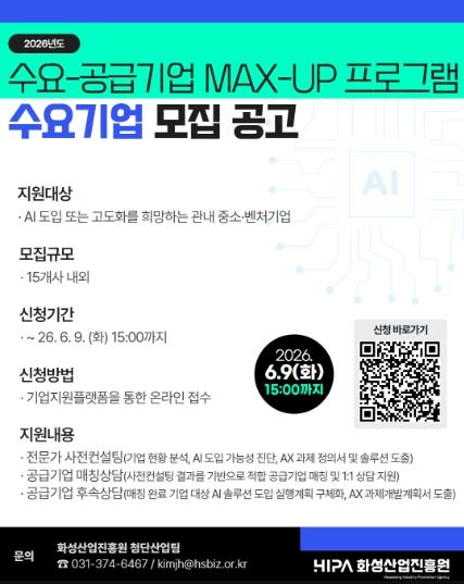 화성산업진흥원, MAX-UP 사전 세미나 성료…AX 수요기업 모집 본격화