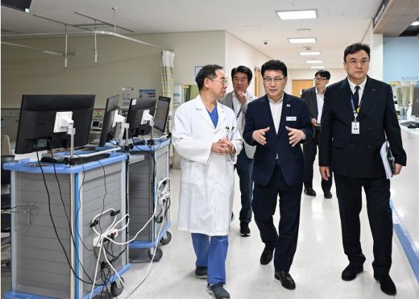김원기 의정부시장, 의정부을지대병원 찾아 지역 의료 안전망 강화 논의 기사 이미지