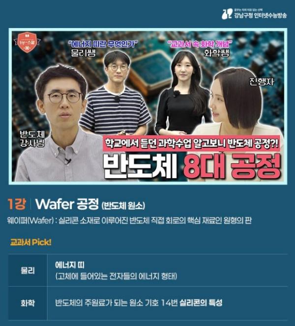 강남인강, AI부터 반도체까지 진로 융합 교육 콘텐츠 운영